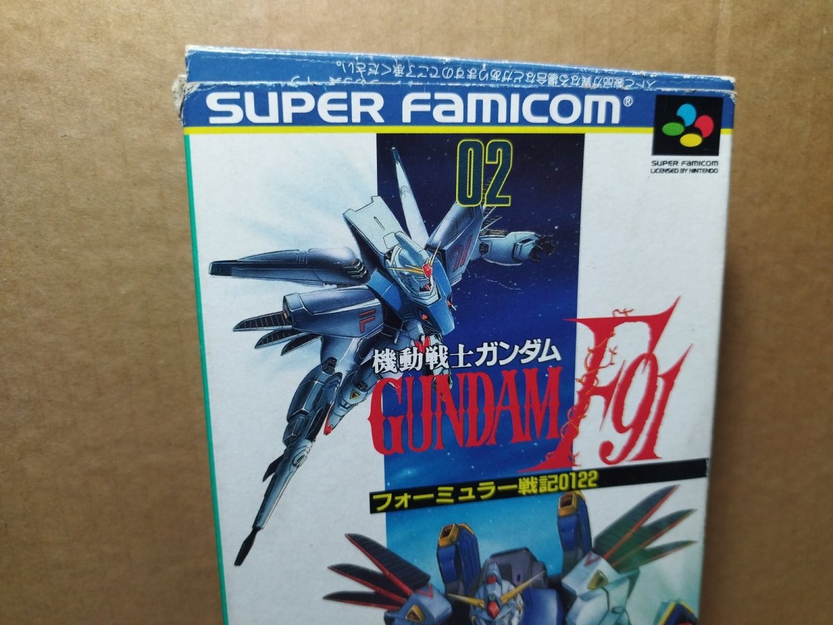画像2: 【減額品】機動戦士ガンダムF91　箱説有　SFCスーパーファミコン【4N7】 (2)