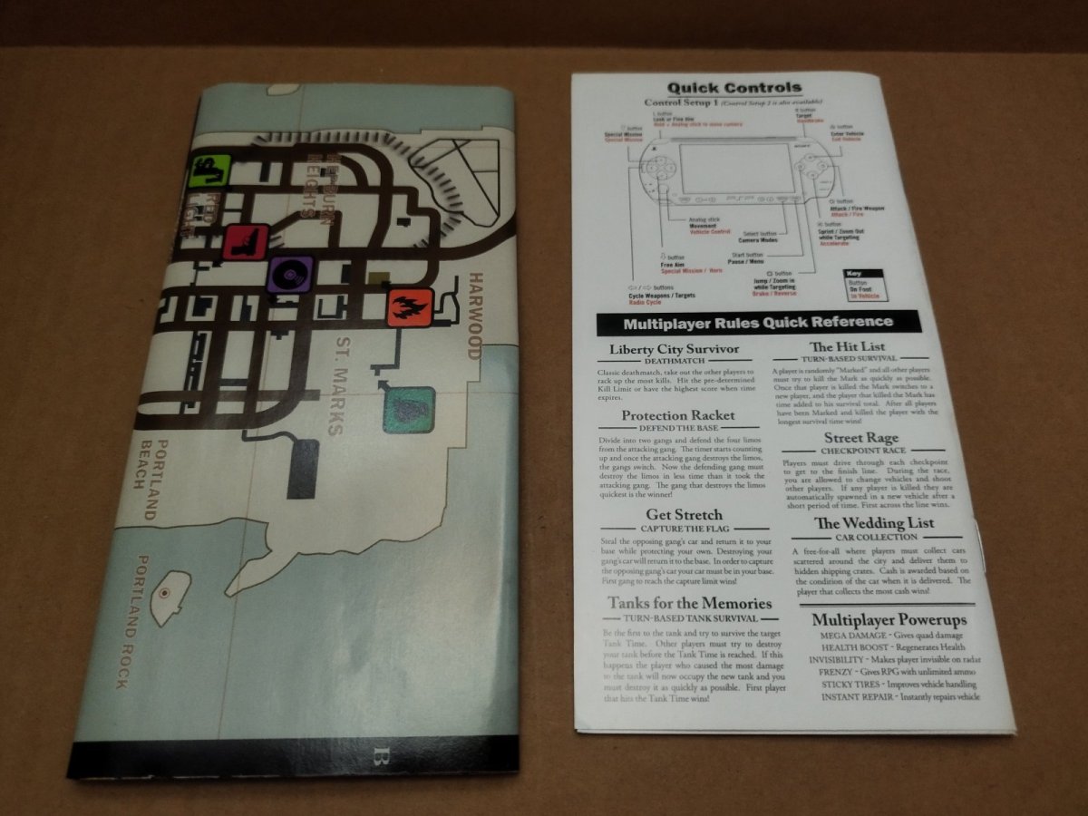 画像13: 【美品評価価格】海外北米版 グランド セフト オート Grand Theft Auto Liberty City Stories　箱説有　PSPプレイステーションポータブル【9N6】 (13)