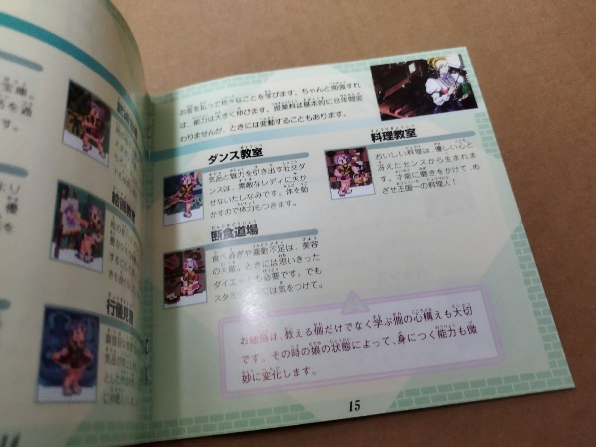 画像21: プリンセスメーカーゆめみる妖精　帯シール箱説有　PS1プレイステーション【9N5】 (21)