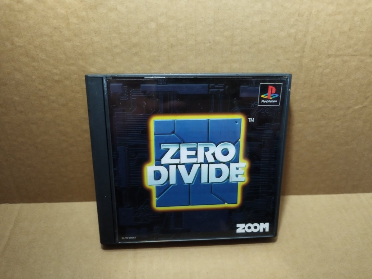 画像1: 【美品評価価格】ゼロディバイド　箱説有　PS1プレイステーション【7h3】 (1)