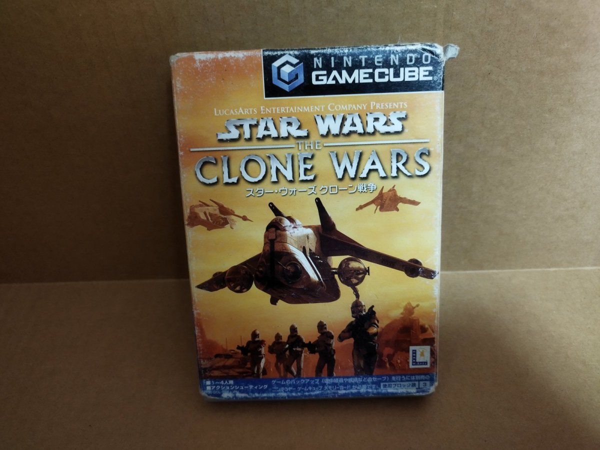画像1: 【減額品】スター・ウォーズ クローン戦争　箱説有　GCゲームキューブ【5m1】 (1)