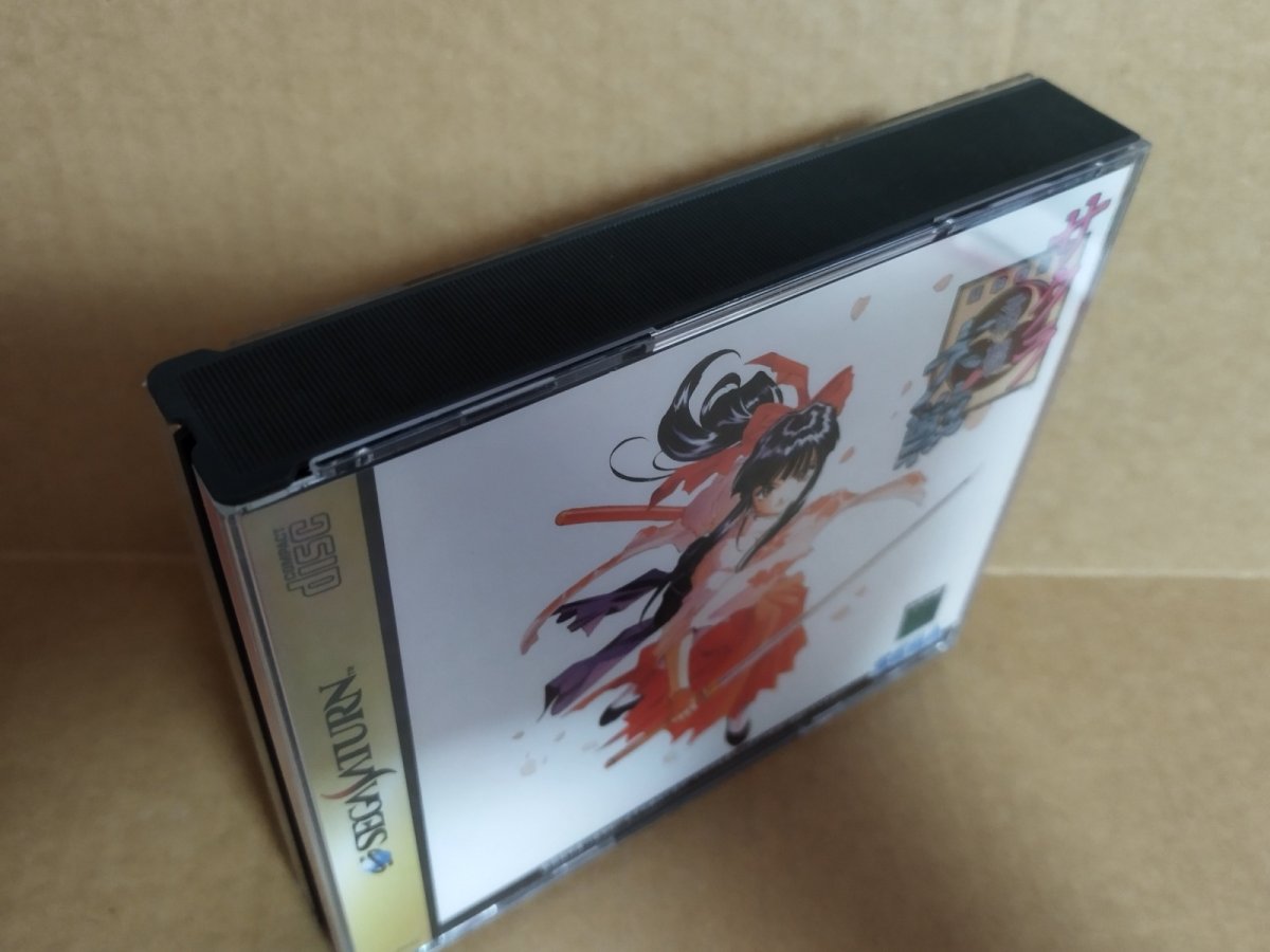 画像2: 【美品評価価格】サクラ大戦　帯葉書チラシ箱説有　SSセガサターン【4h2】 (2)