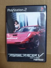 画像1: 【美品評価価格】リッジレーサーV　葉書箱説有　PS2プレイステーション【4h7】 (1)
