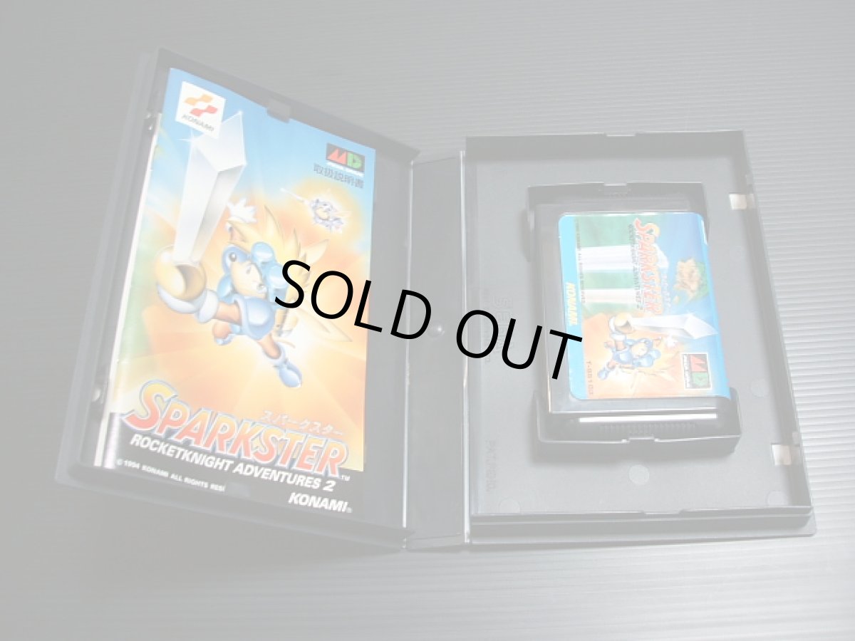 画像3: スパークスター　箱説有　状態【A】　MDメガドライブ (3)