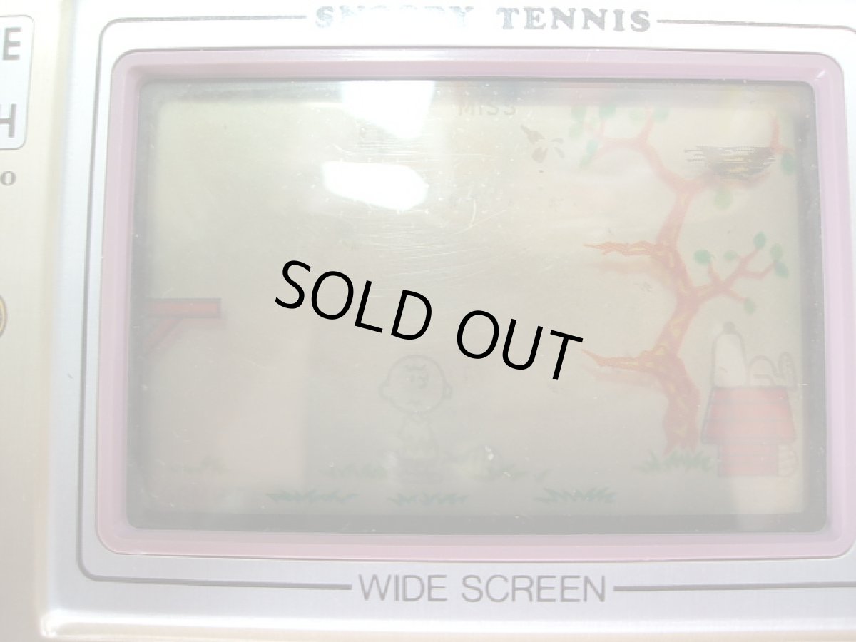 画像2: スヌーピーテニス 箱説無 ゲームウォッチ (2)