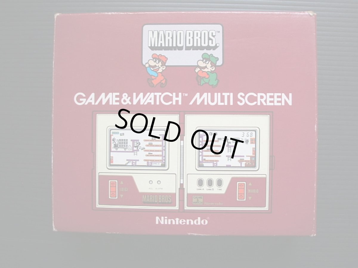画像2: マリオブラザーズ　MARIO　BROS　箱説有　ゲームウォッチ (2)