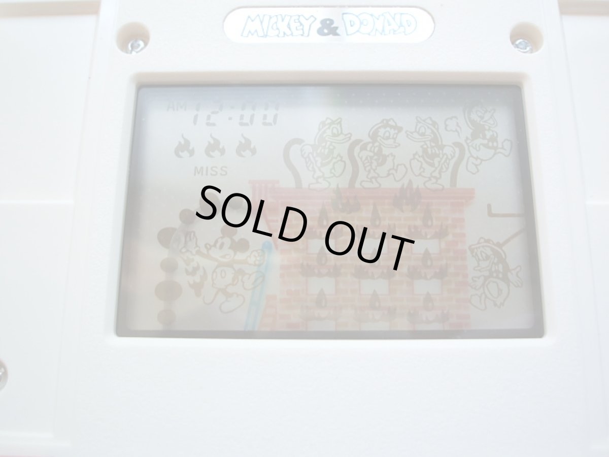 画像9: ミッキー&ドナルド 箱説有 ゲームウォッチ (9)