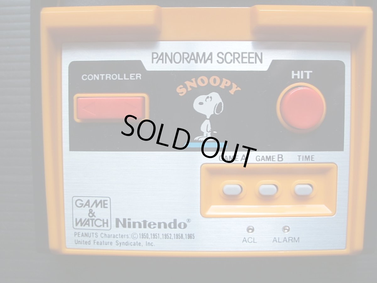 画像10: スヌーピー パノラマスクリーン SNOOPY 箱説有 ゲームウォッチ (10)