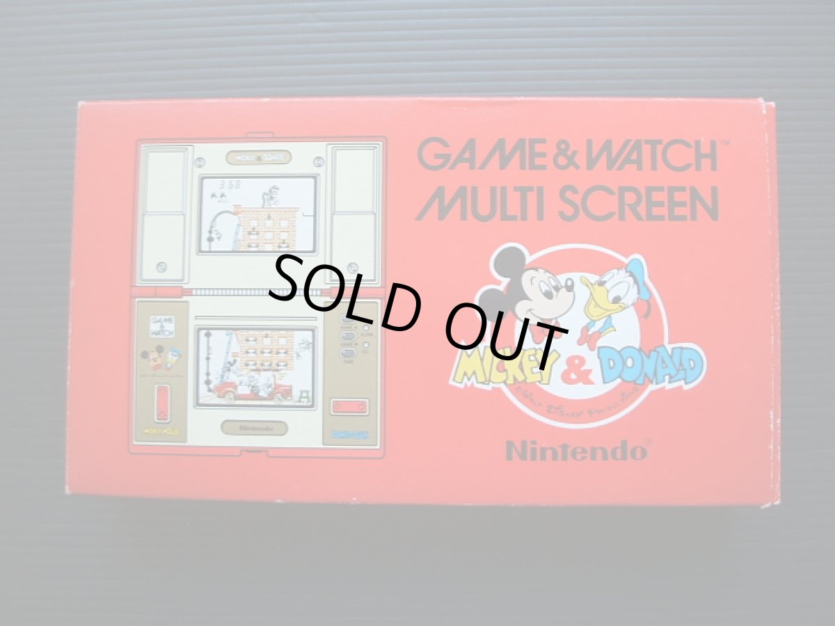 画像2: ミッキー&ドナルド 箱説有 ゲームウォッチ (2)