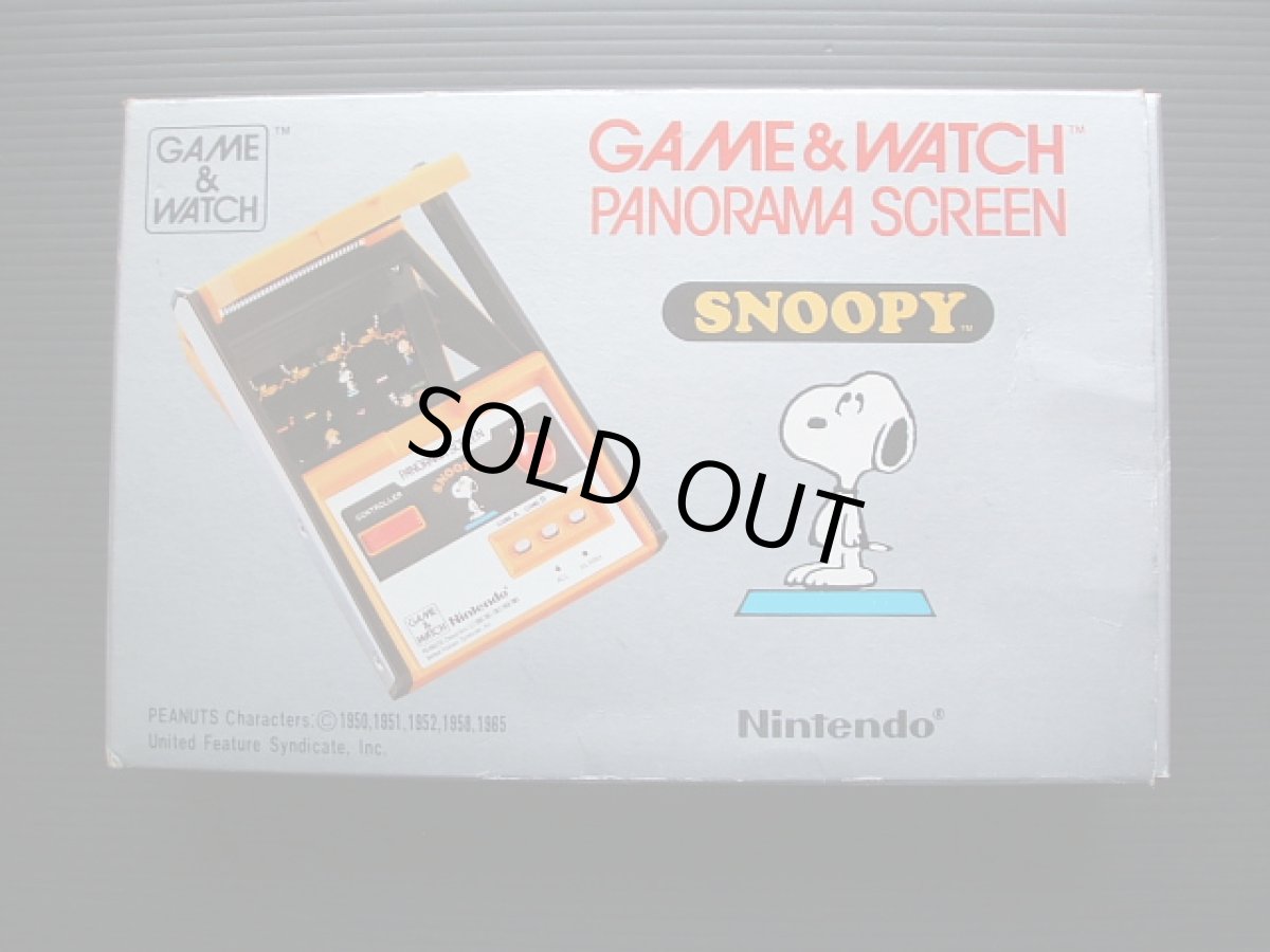 画像2: スヌーピー パノラマスクリーン SNOOPY 箱説有 ゲームウォッチ (2)