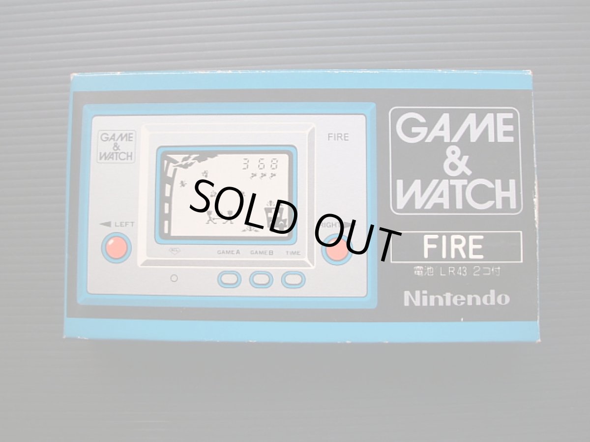 画像2: ファイア  FIRE 箱説有 ゲームウォッチ (2)