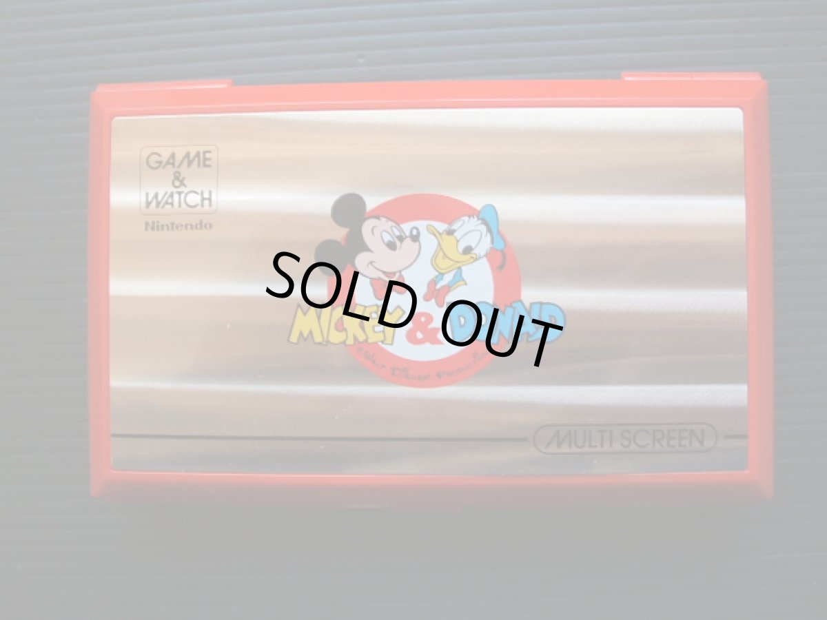 画像6: ミッキー&ドナルド 箱説有 ゲームウォッチ (6)