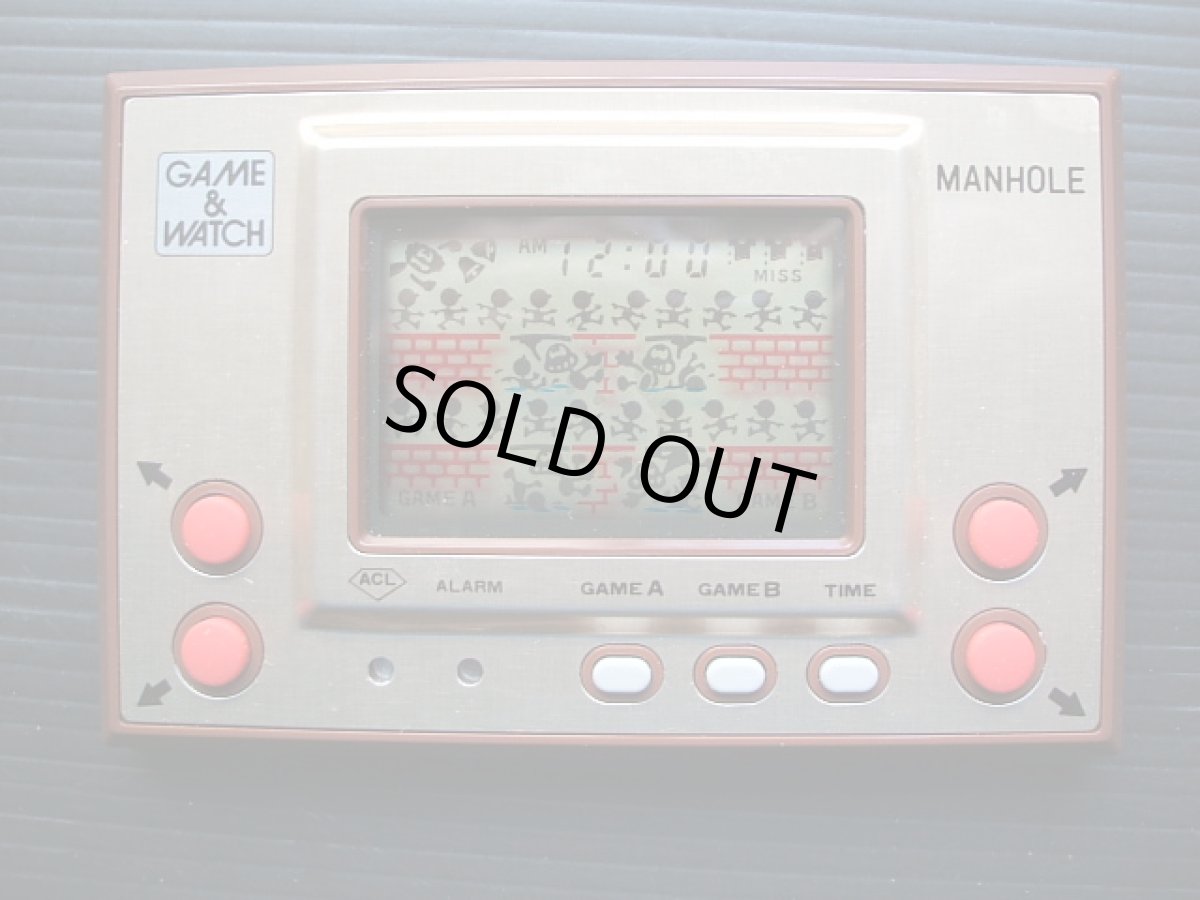 画像6: マンホール MANHOLE 箱説有 ゲームウォッチ (6)