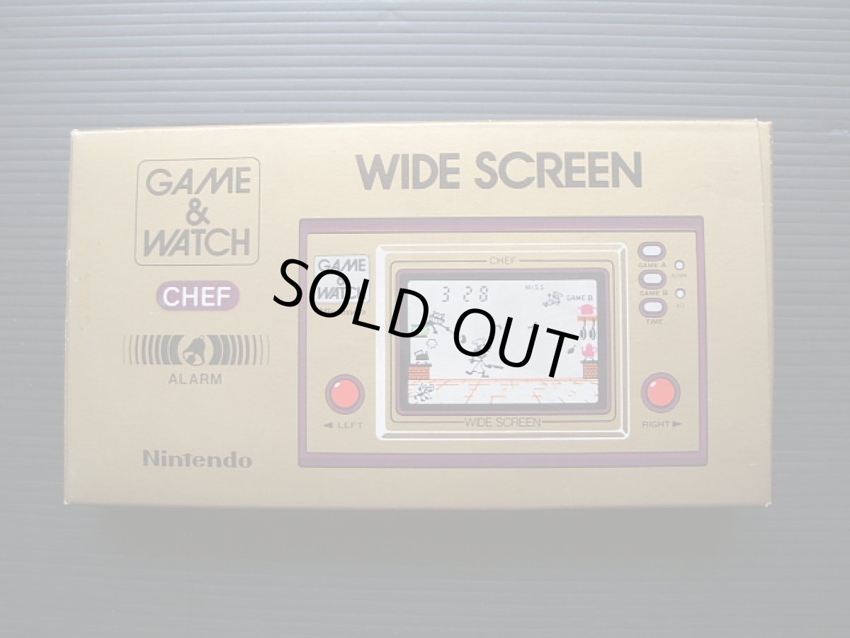 画像2: シェフ　CHEF　箱説有　ゲームウォッチ (2)