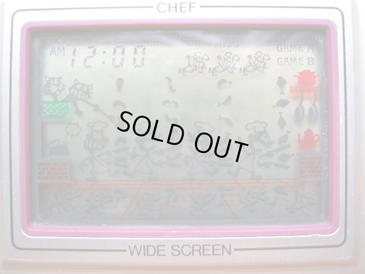 画像7: シェフ　CHEF　箱説有　ゲームウォッチ (7)