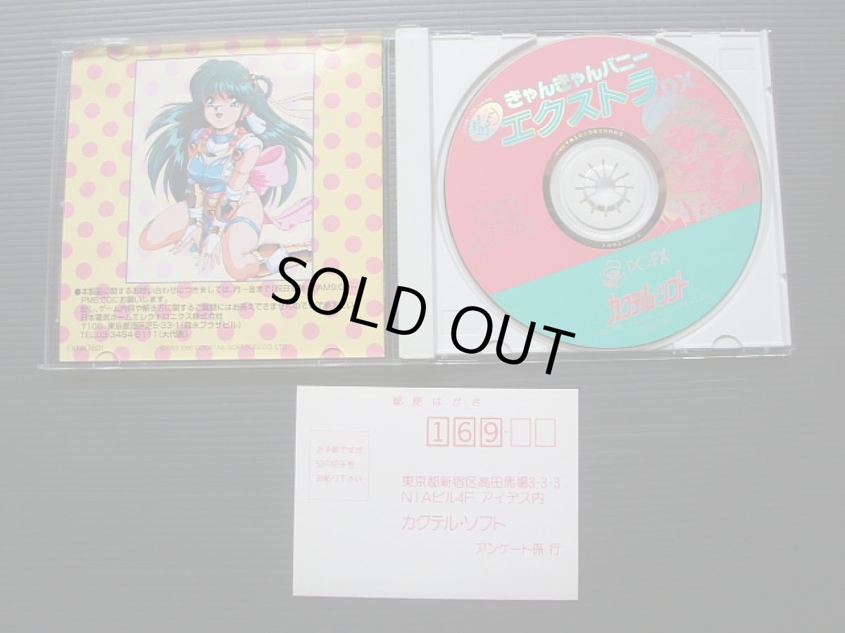 画像2: きゃんきゃんバニーエクストラDX 葉書箱説有 PC-FX (2)