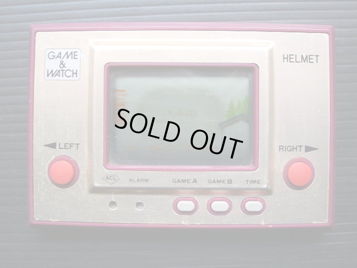 画像6: ヘルメット　HELMET　箱説有　ゲームウォッチ (6)