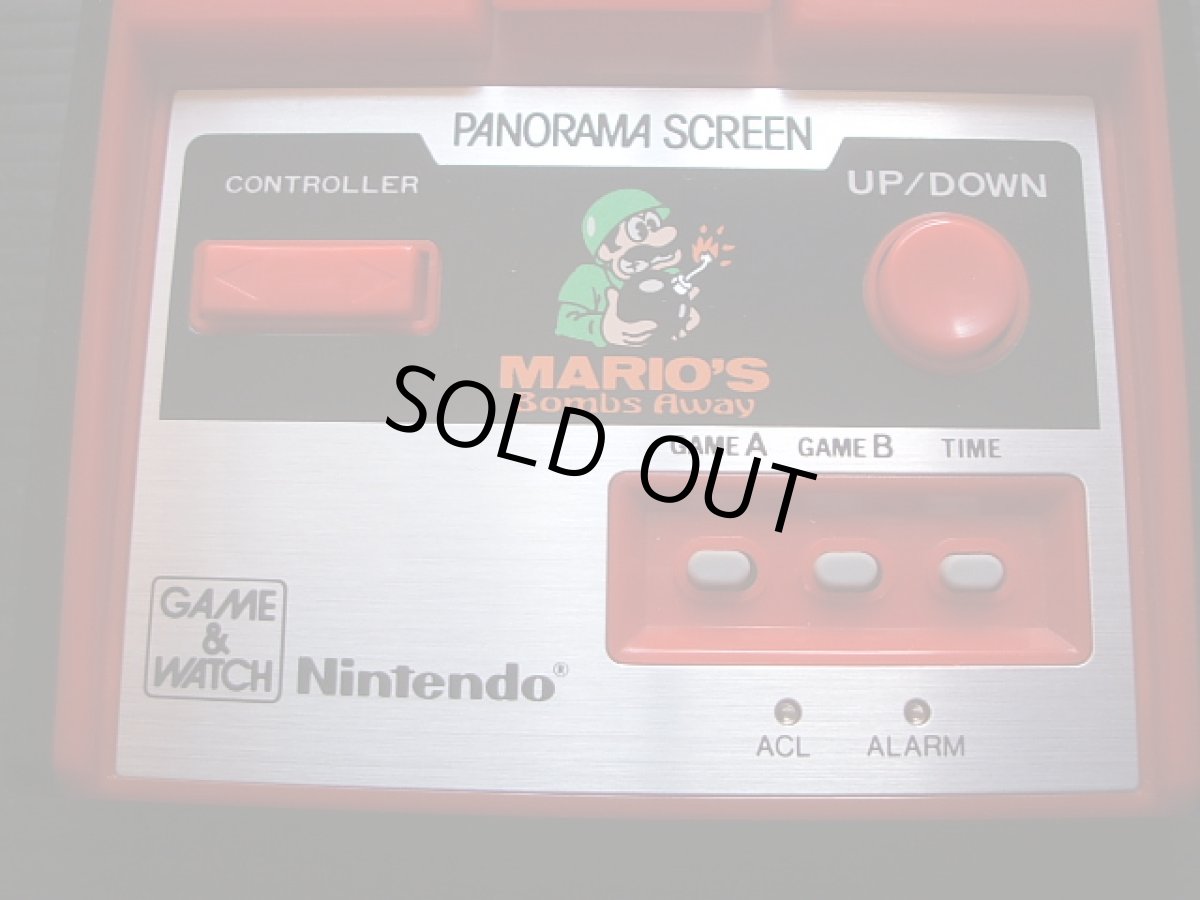 画像9: マリオズボムアウェイ　MARIO'S　Bombs　away　箱説有　ゲームウォッチ (9)