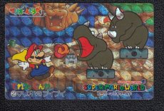 画像1: マリオVS大ブイブイ　スーパーマリオワールド　マリオうんどうかい　てれびでんわカード (1)