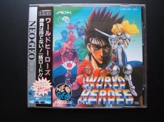 画像1: ワールドヒーローズ　帯葉書箱説有　ネオジオCD (1)