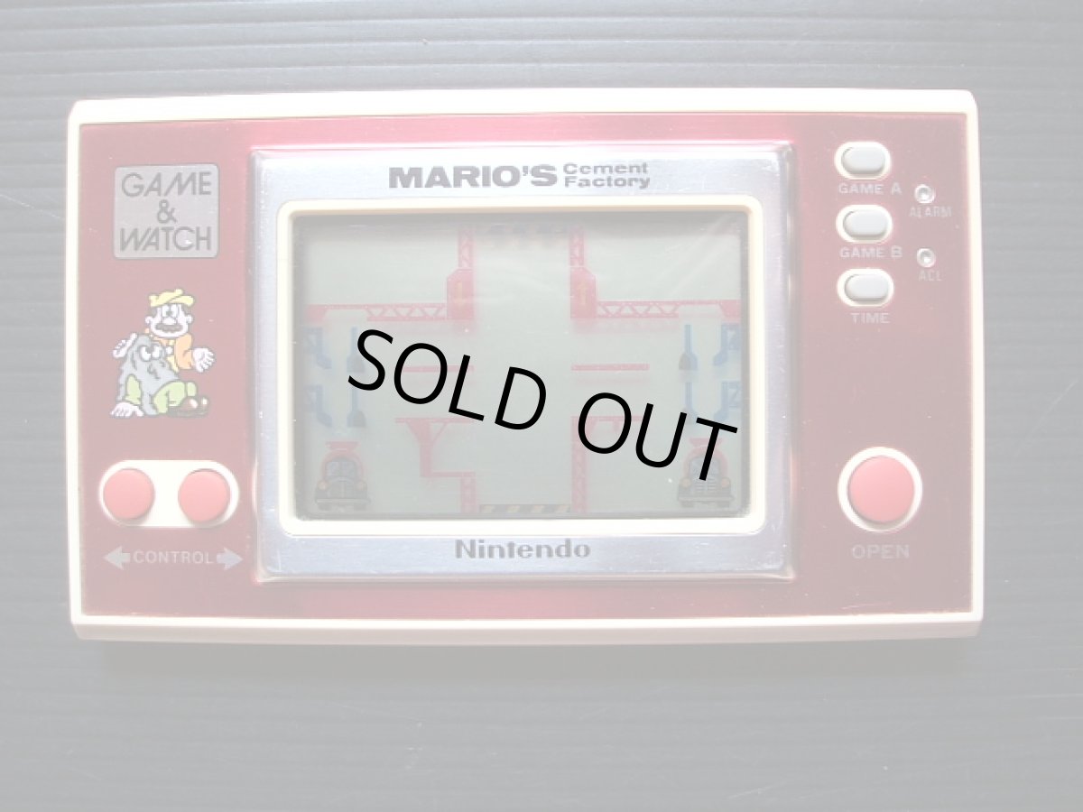 画像5: MARIO'S CEMENTFACTORY マリオズ セメントファクトリー　海外版　箱説有　ゲームウォッチ  (5)