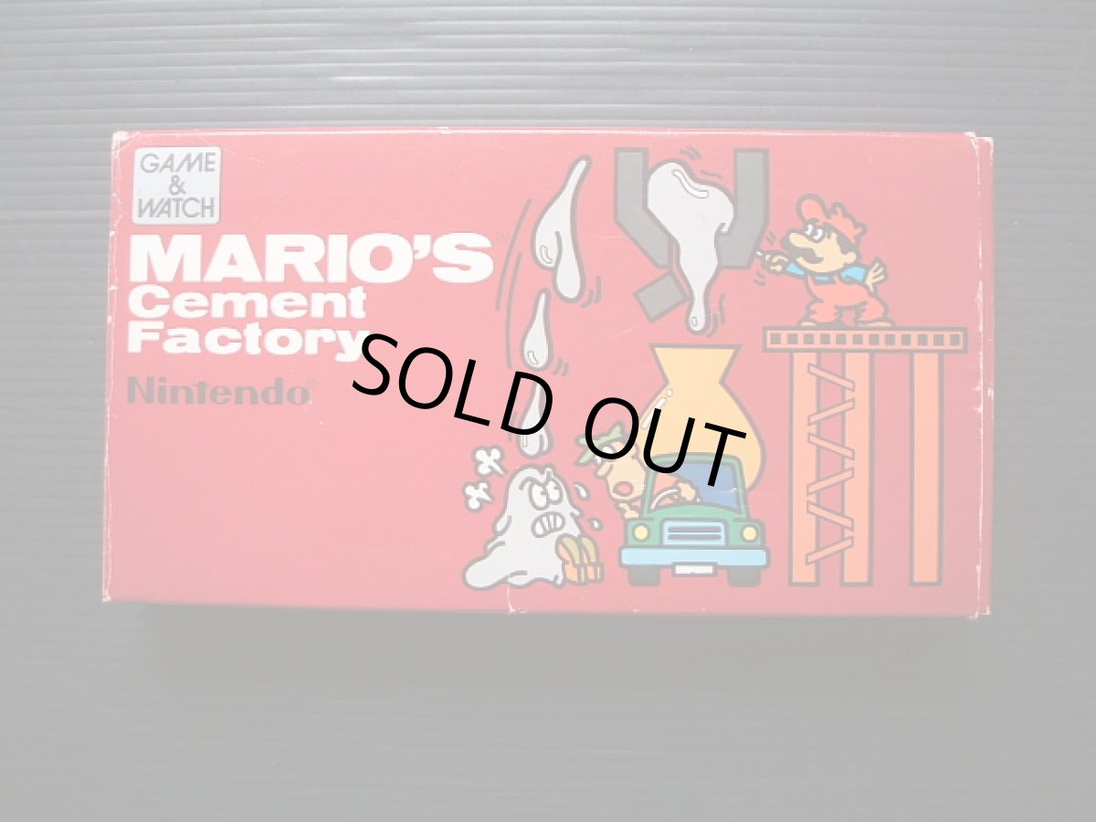 画像2: MARIO'S CEMENTFACTORY マリオズ セメントファクトリー　海外版　箱説有　ゲームウォッチ  (2)
