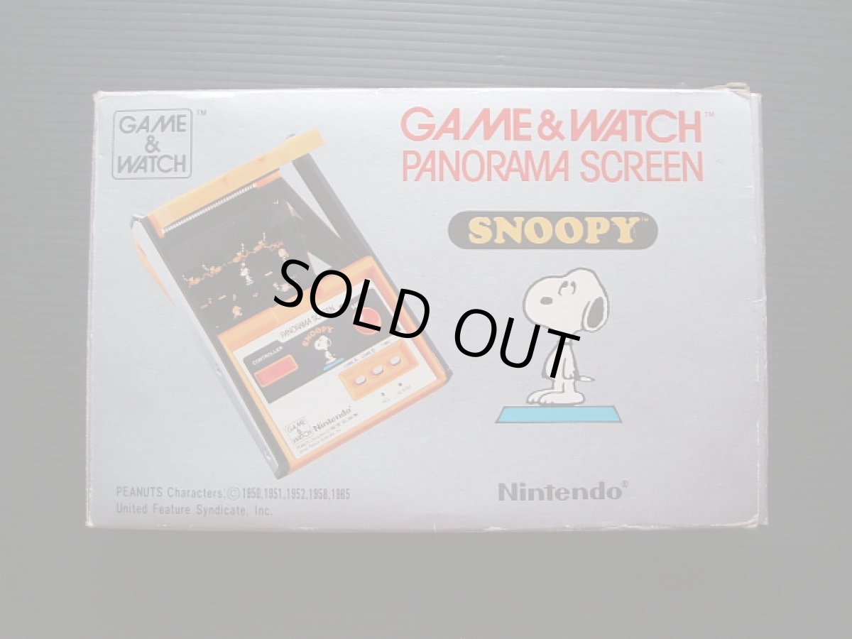 画像2: スヌーピー　パノラマスクリーン　SNOOPY　箱説有　ゲームウォッチ (2)