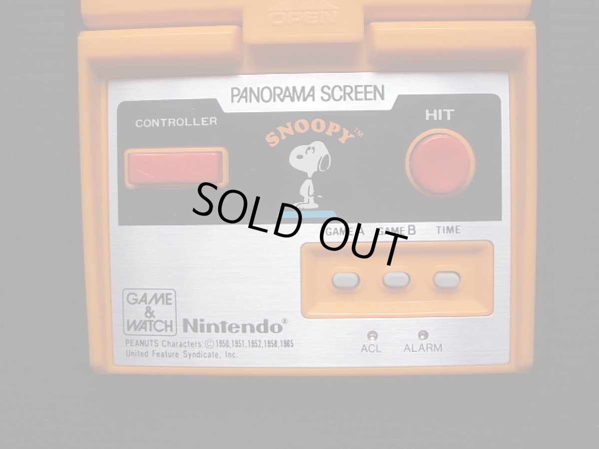 画像8: スヌーピー　パノラマスクリーン　SNOOPY　箱説有　ゲームウォッチ (8)