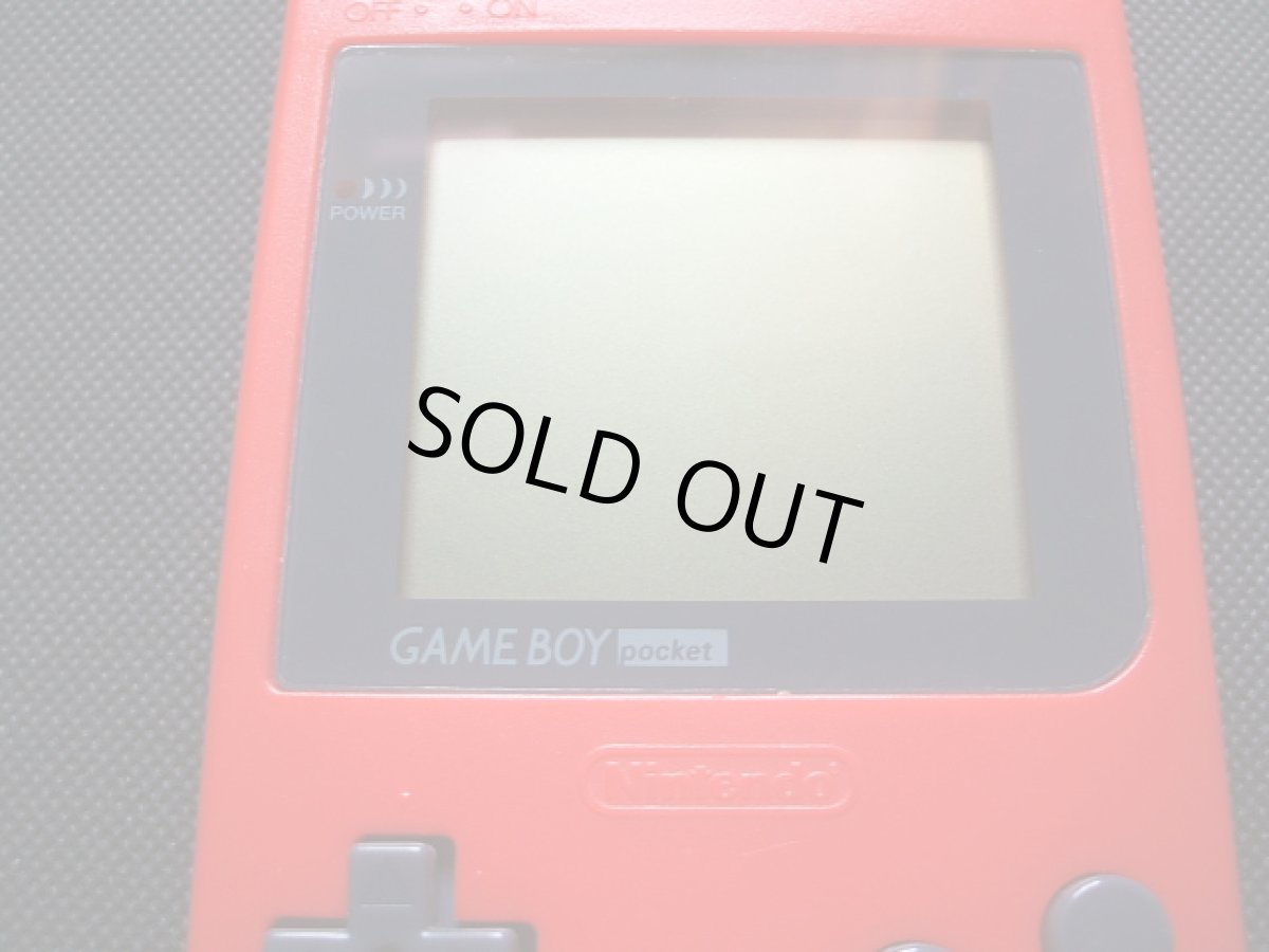 画像8: ゲームボーイポケット本体レッド　箱説有　GBゲームボーイ (8)
