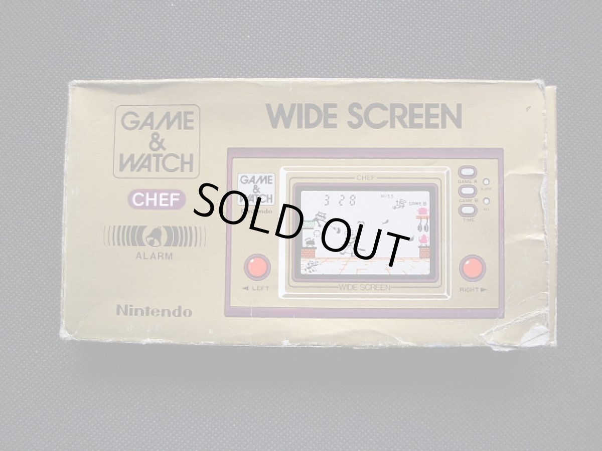 画像2: シェフ　CHEF　箱説有　ゲームウォッチ (2)