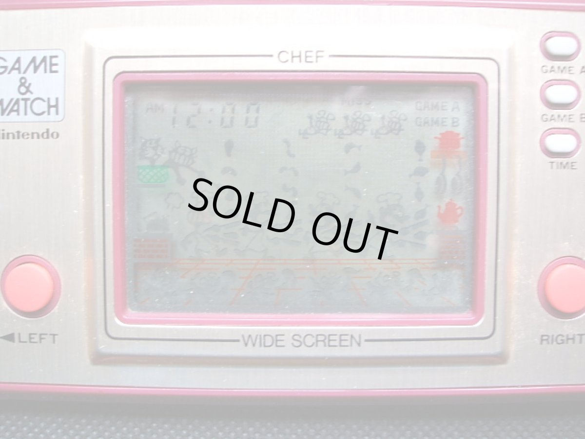 画像10: シェフ　CHEF　箱説有　ゲームウォッチ (10)