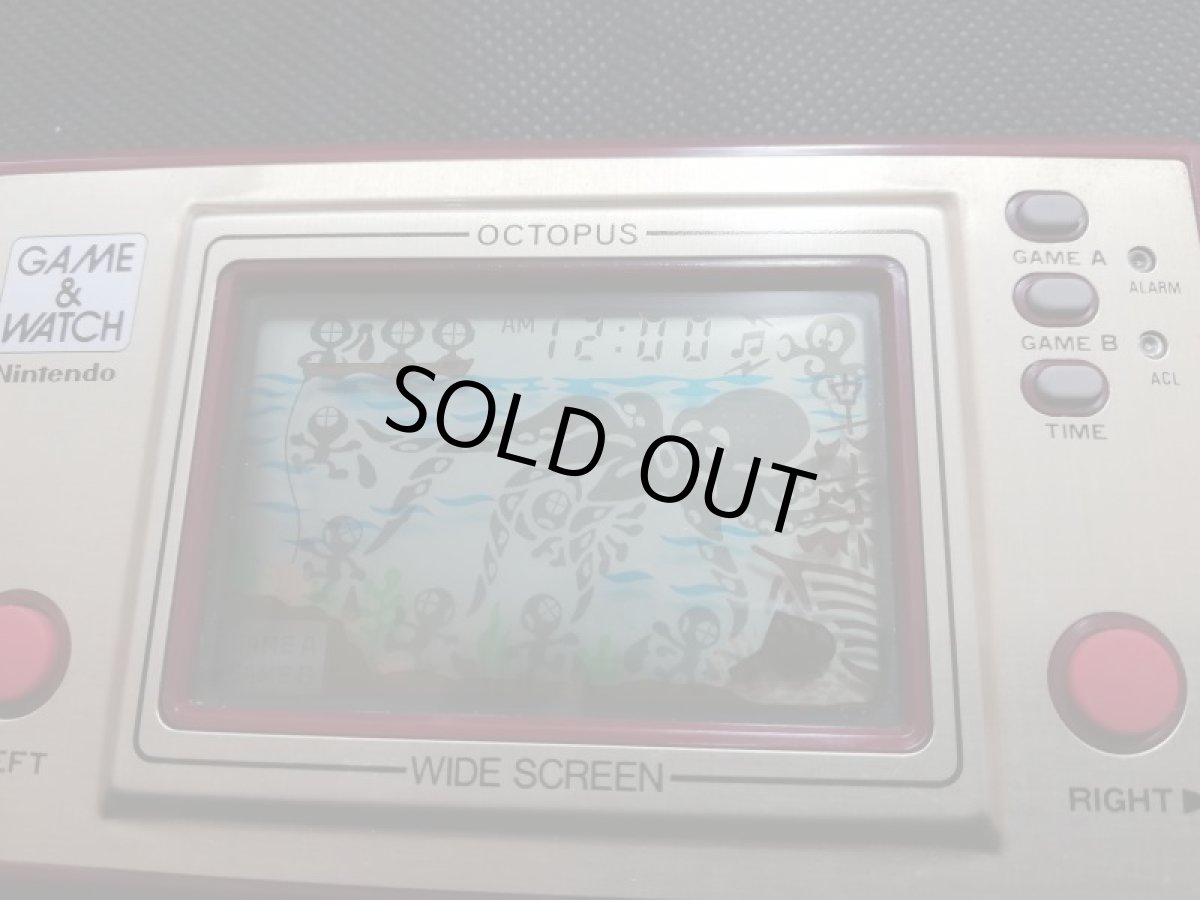 画像15: オクトパス　OCTOPUS　海外版　箱説有　ゲームウォッチ (15)