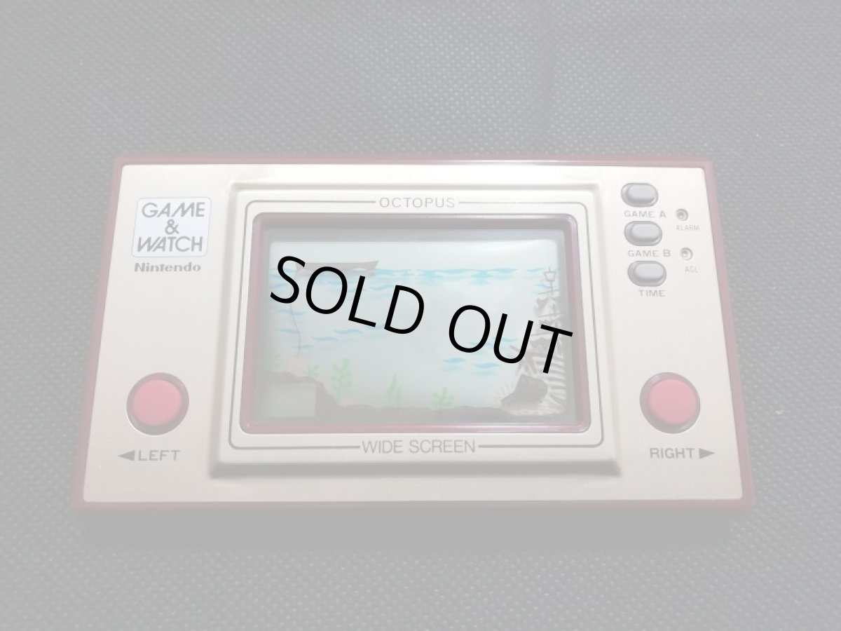 画像9: オクトパス　OCTOPUS　海外版　箱説有　ゲームウォッチ (9)