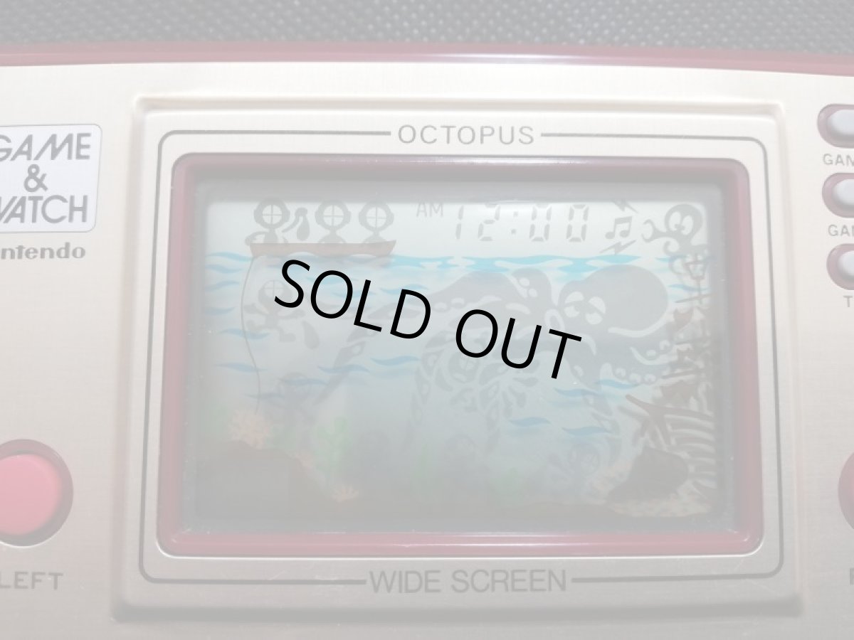 画像14: オクトパス　OCTOPUS　海外版　箱説有　ゲームウォッチ (14)