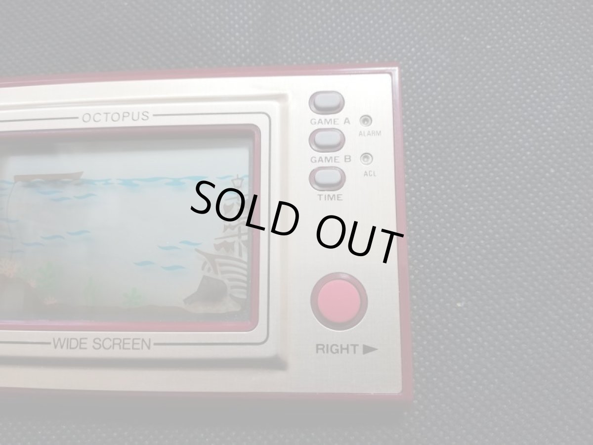 画像10: オクトパス　OCTOPUS　海外版　箱説有　ゲームウォッチ (10)