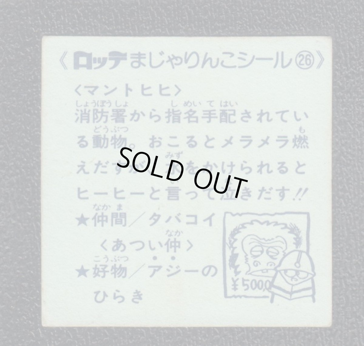 画像2: マントヒヒ　26番　まじゃりんこ (2)