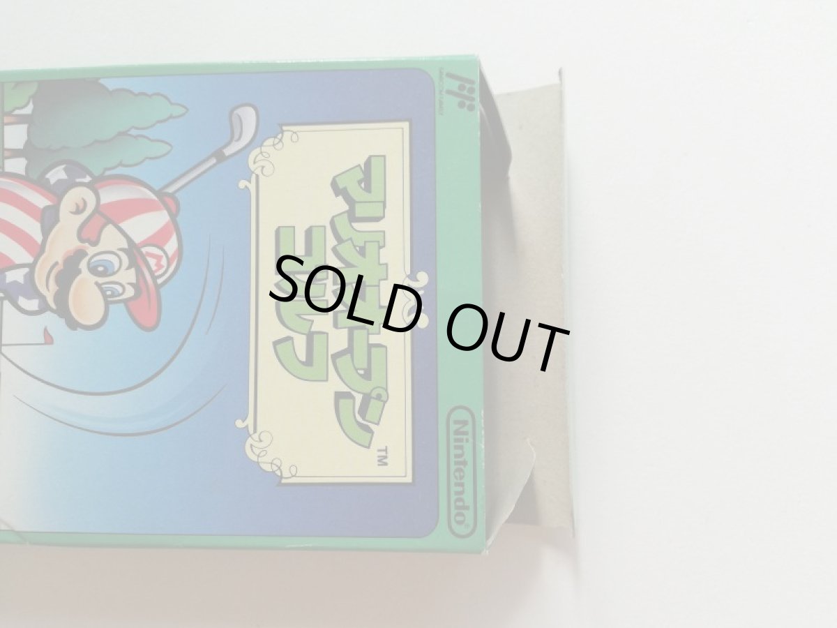 画像4: マリオオープンゴルフ 　箱説有　FCファミコン (4)