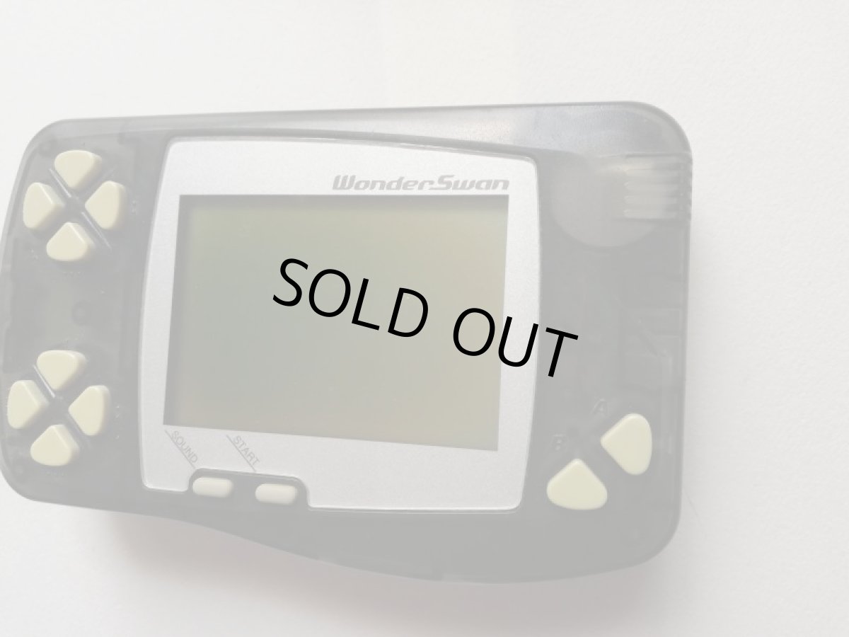 画像2: ワンダースワン本体　スケルトンブラック　箱説無　WSワンダースワン (2)