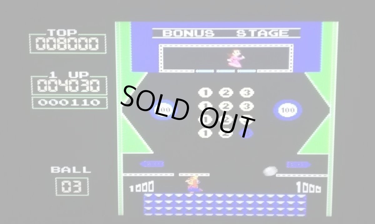 画像3: ピンボール アーケード使用 海外版 箱説無 FCファミコン (3)