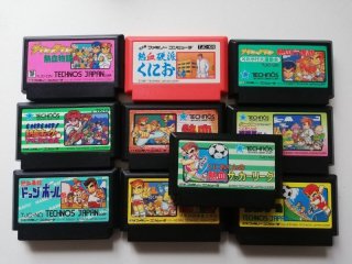 コレクター必見 ファミコンくにおくん箱説付属まど売りツインアダプタコントローラー くにおくんセット 箱説無 FCファミコン - 遊戯屋