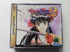 画像1: サクラ大戦2　帯葉書箱説有　SSセガサターン　管理9h1 (1)