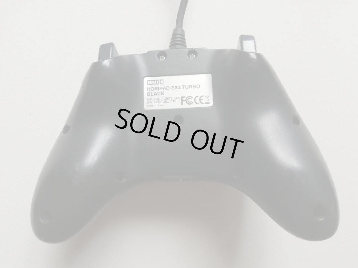 画像2: ホリパッド　EX2 TURBO　ブラック HORIPAD コントローラー　箱説無　XBOX360　管理8m8 (2)