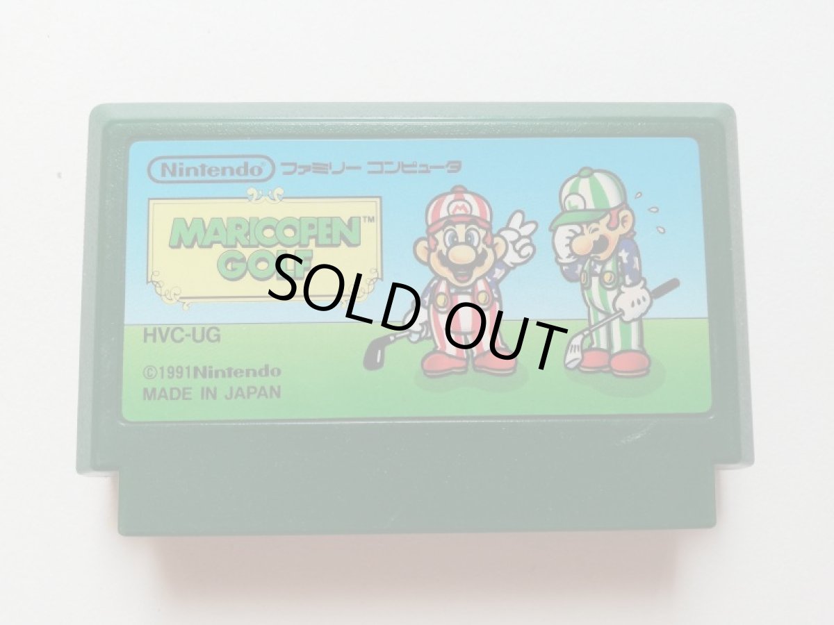 画像1: マリオオープンゴルフ 　箱説無　FCファミコン　管理1-5 (1)