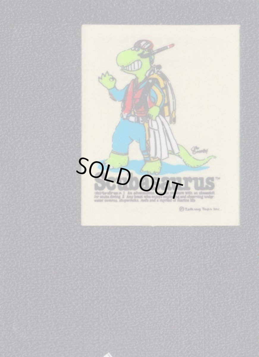 画像1: Scubasaurus  ロッテ　saurusシール (1)