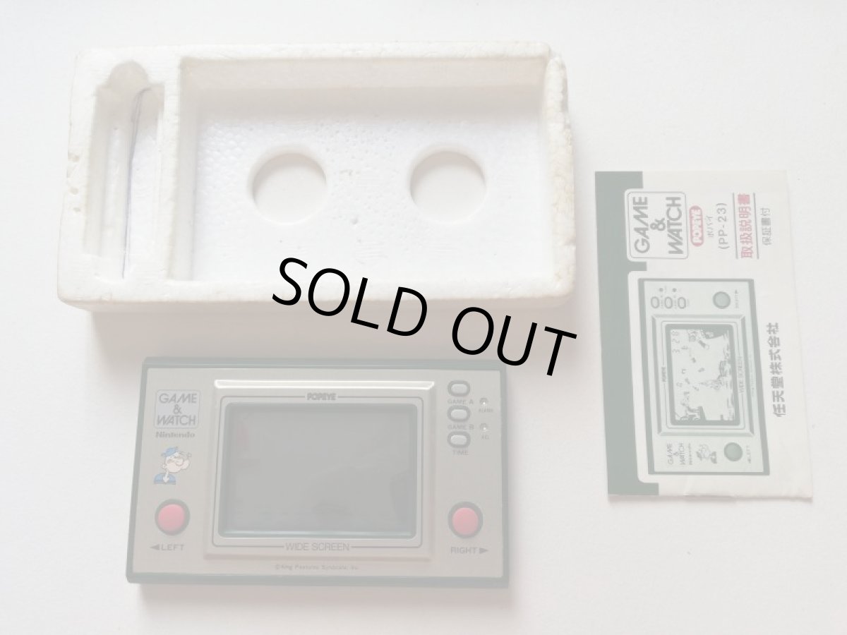 画像5: ポパイ POPEYE 箱説有 ゲームウォッチ 管理9m1 (5)