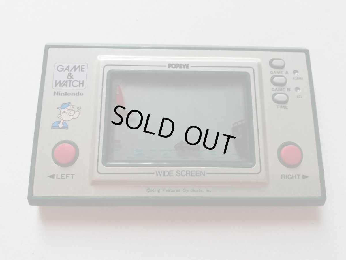 画像6: ポパイ POPEYE 箱説有 ゲームウォッチ 管理9m1 (6)