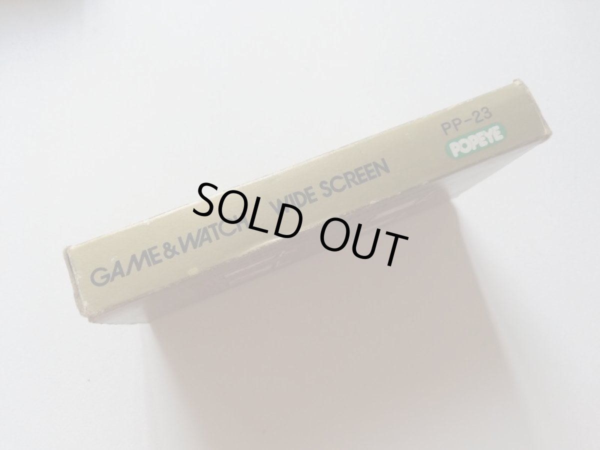 画像2: ポパイ POPEYE 箱説有 ゲームウォッチ 管理9m1 (2)