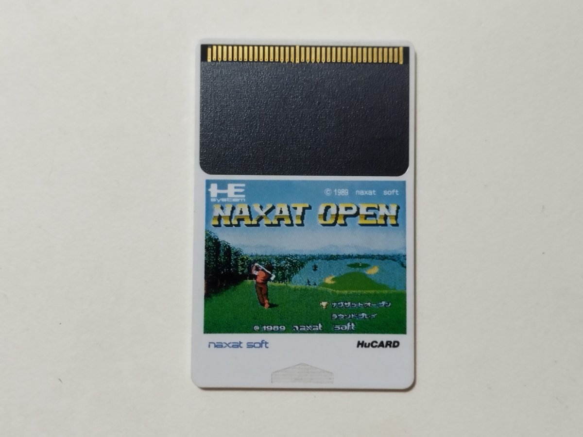 画像1: ナグザットオープン　箱説無　PCエンジン【管理4N1】 (1)