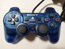 画像2: コントラーラー　クリアブルー　箱説有　PS2プレイステーション【管理6m8】 (2)