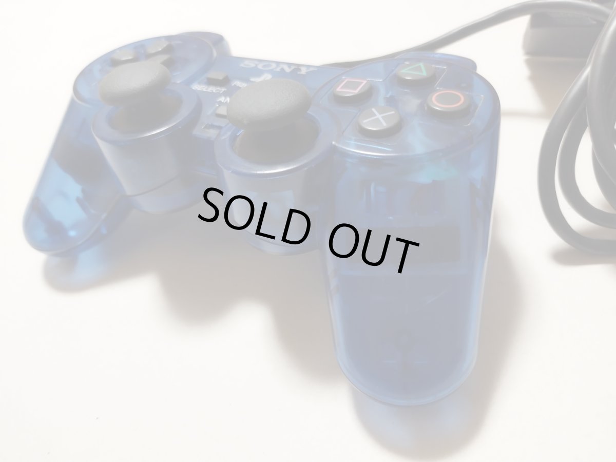 画像5: コントラーラー　クリアブルー　箱説有　PS2プレイステーション【管理6m8】 (5)